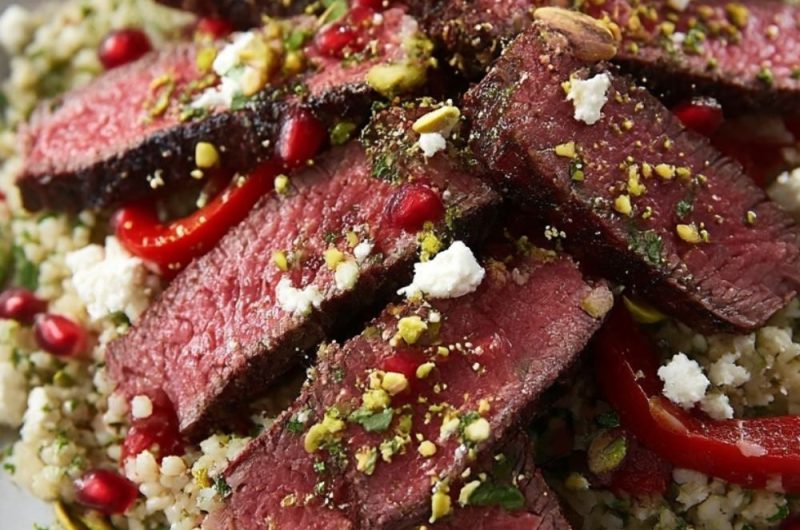 Griddled Steak & Peppers Recipe