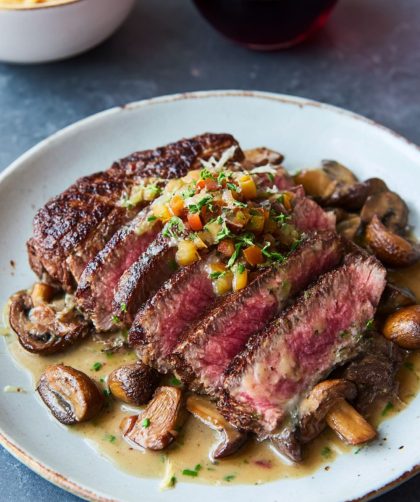 Johnny Vegas' Fillet Steak Flambé Recipe