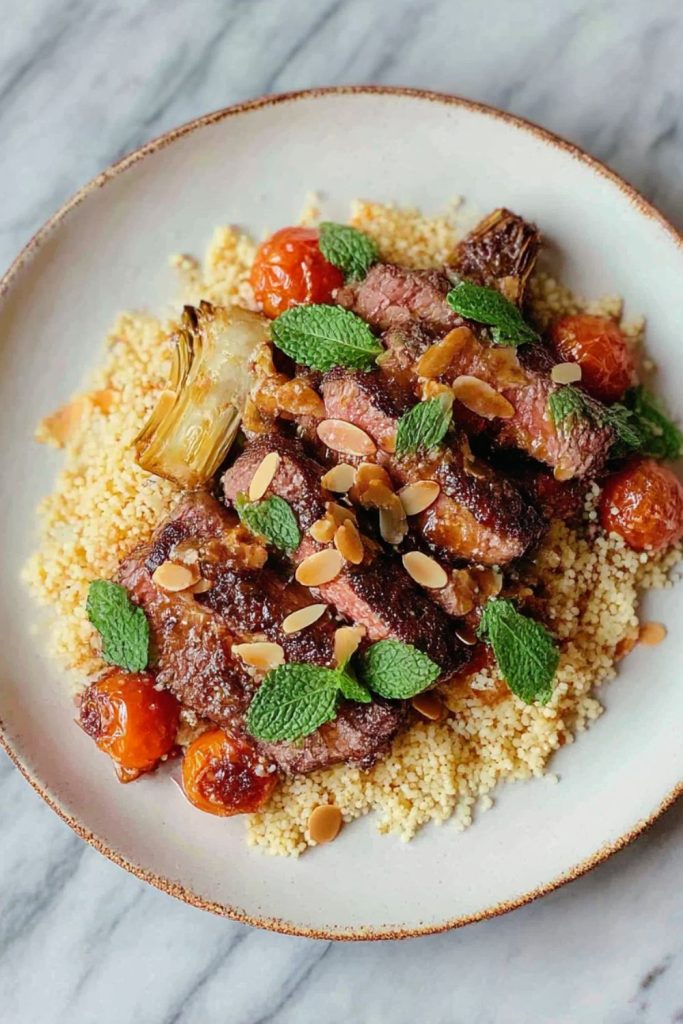 Juicy seared steak Recipe