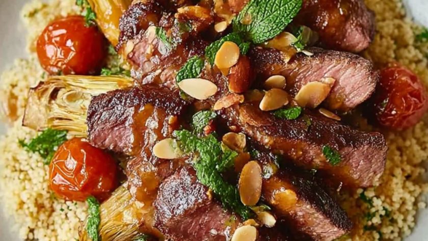Juicy seared steak Recipe