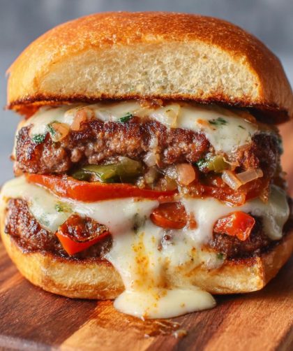 Loaded beefburger Recipe