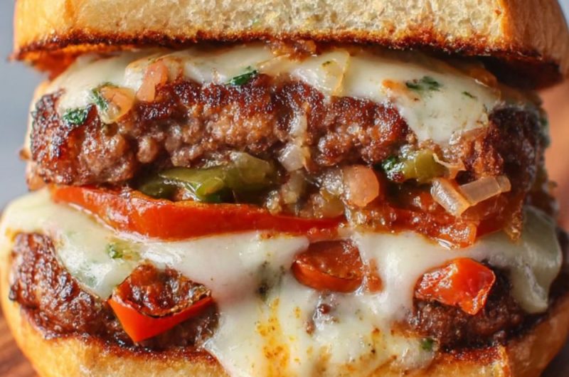 Loaded beefburger Recipe
