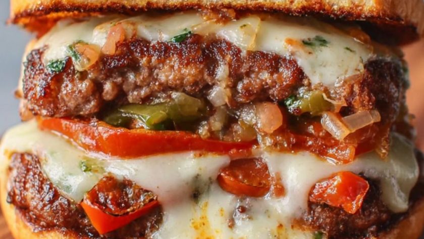 Loaded beefburger Recipe