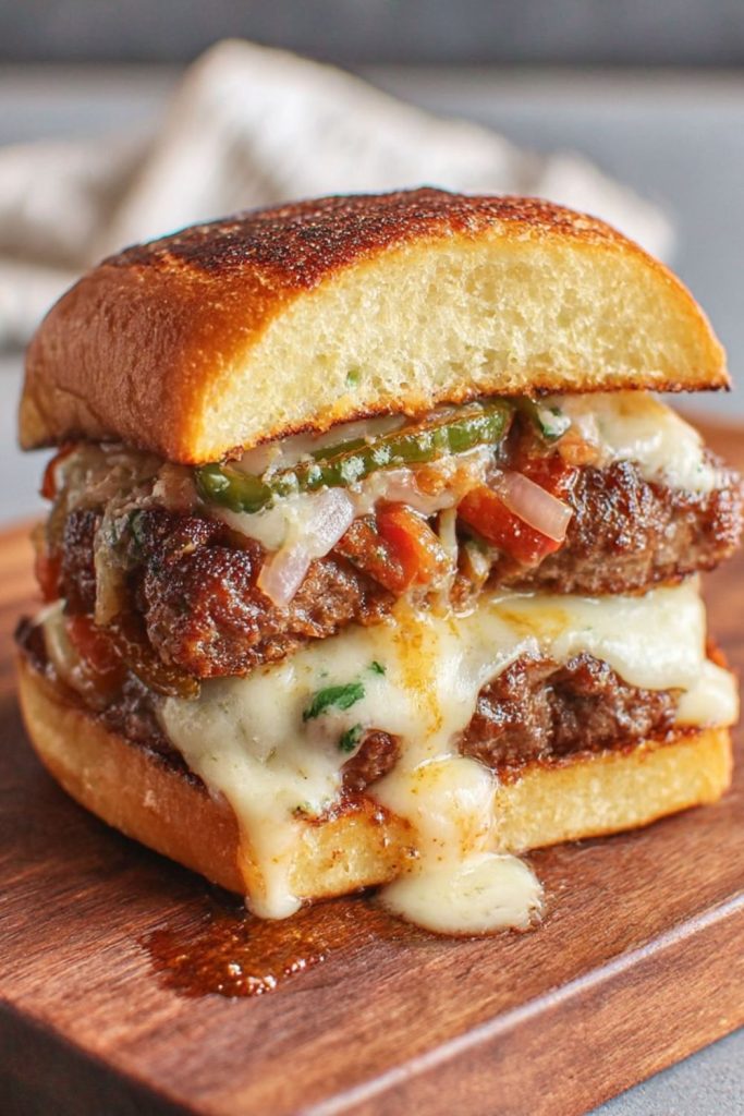 Loaded beefburger Recipe