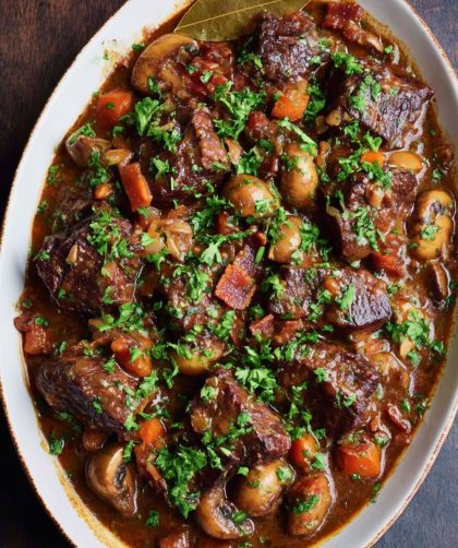 My sumptuous beef bourguignon Recipe