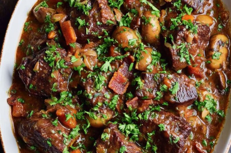 My sumptuous beef bourguignon Recipe