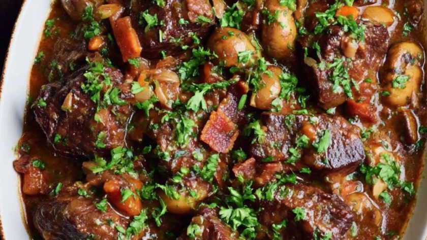 My sumptuous beef bourguignon Recipe