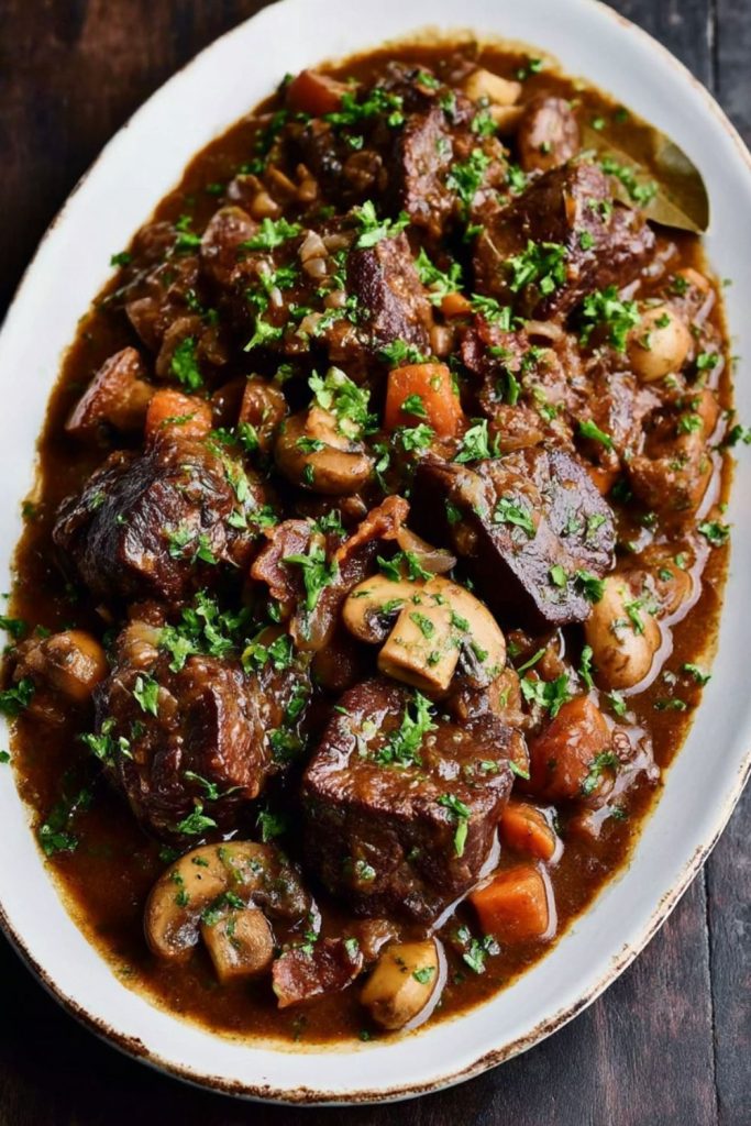 My sumptuous beef bourguignon Recipe