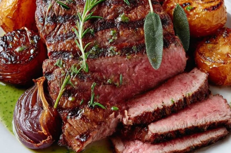 Roasted rump steak Recipe