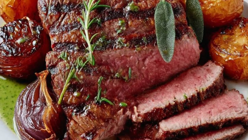 Roasted rump steak Recipe