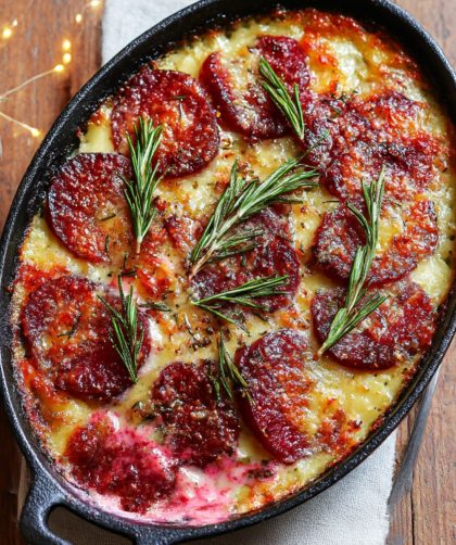 Root vegetable gratin Recipe