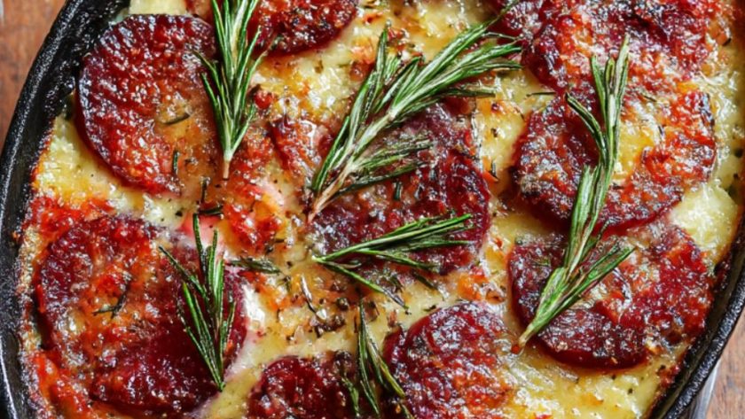 Root vegetable gratin Recipe