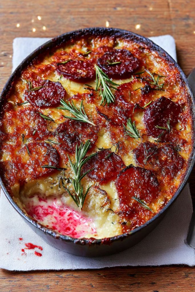 Root vegetable gratin Recipe