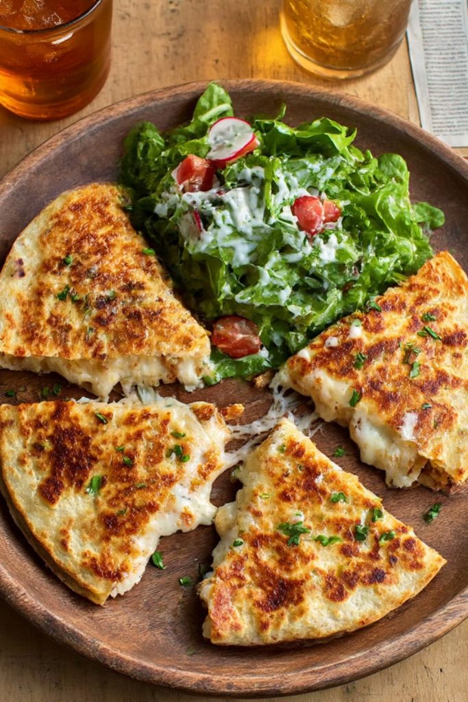 Smash cheeseburger quesadillas Recipe