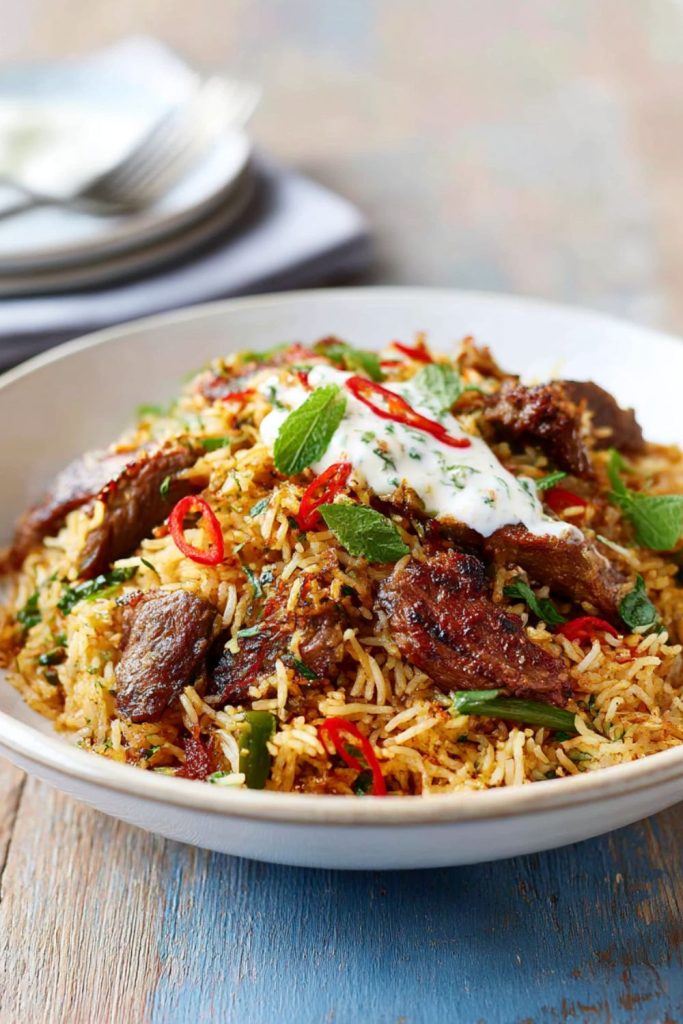Spiced Beef & Rice Hot Pot Recipe