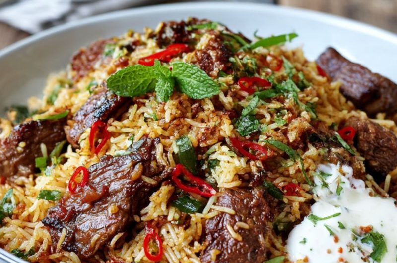 Spiced Beef & Rice Hot Pot Recipe
