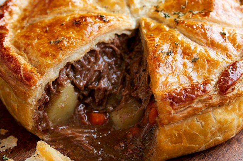 Warwick Davis' Steak & Stilton Pie Recipe