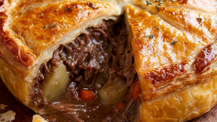 Warwick Davis' Steak & Stilton Pie Recipe