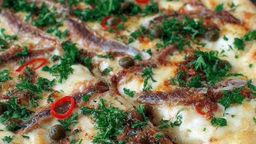 Anchovy, Chilli & Caper Pizza Recipe