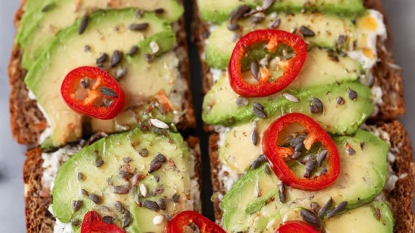 Avocado on Rye Toast with Chilli & Seeds Recipe