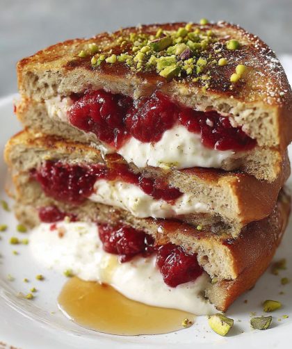 Berry Pocket Eggy Bread Recipe