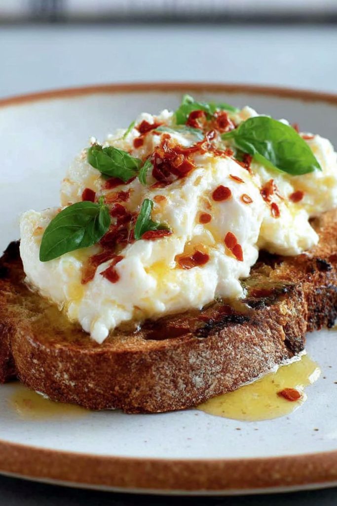 Crostini - buffalo mozzarella and chilli Recipe