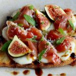 Crostini - prosciutto, figs and mint Recipe