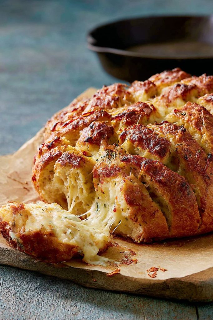 Gluten-Free Cheese & Garlic Tear 'n' Share Bread Recipe