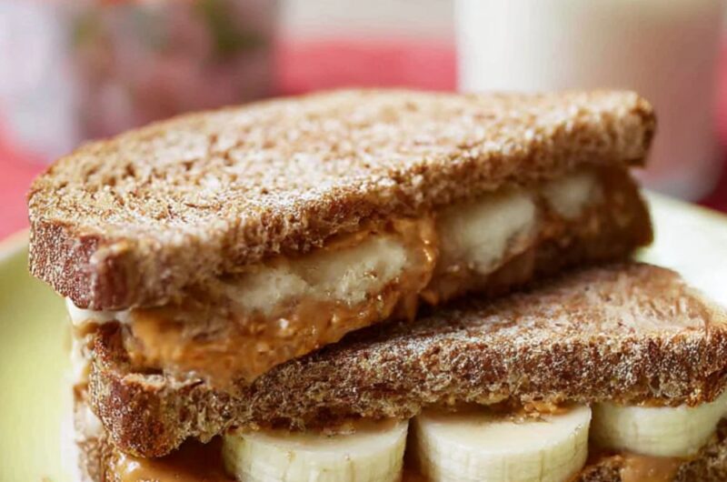 Helen’s peanut butter & banana sandwiches Recipe