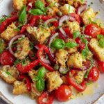 Italian tomato and bread salad (Panzanella) Recipe