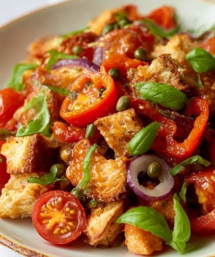 Italian tomato and bread salad Recipe (2)