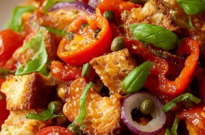 Italian tomato and bread salad Recipe