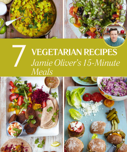 Jamie Oliver Vegetarian Recipes (from 15-Minute Meals)