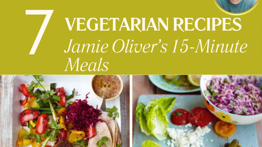 Jamie Oliver Vegetarian Recipes (from 15-Minute Meals)