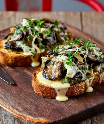 Mushroom Sourdough Bruschettas Recipe