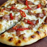 Smoked pancetta pizza Recipe