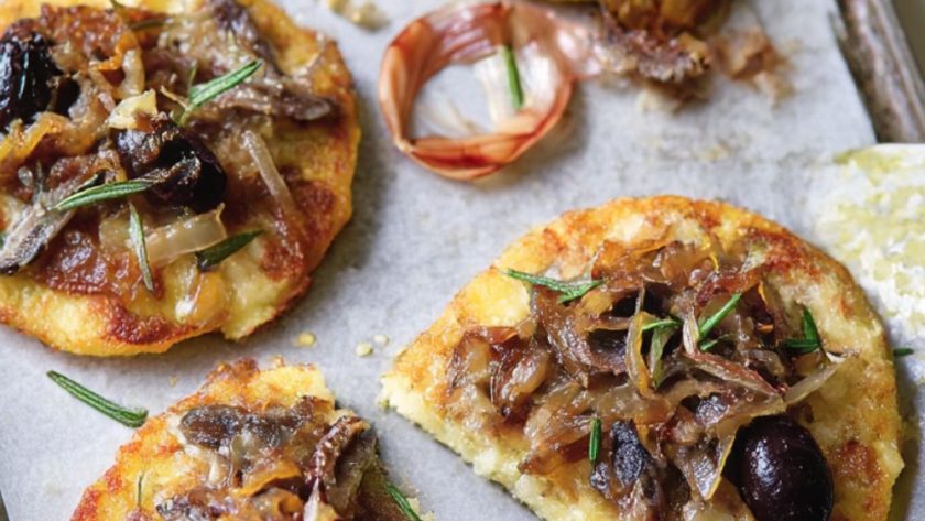 Socca with Caramelised Onions Recipe