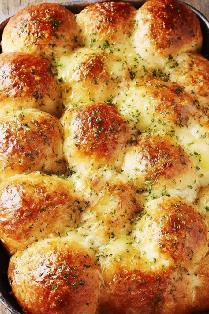 Tear ‘n’ share garlic bread Recipe